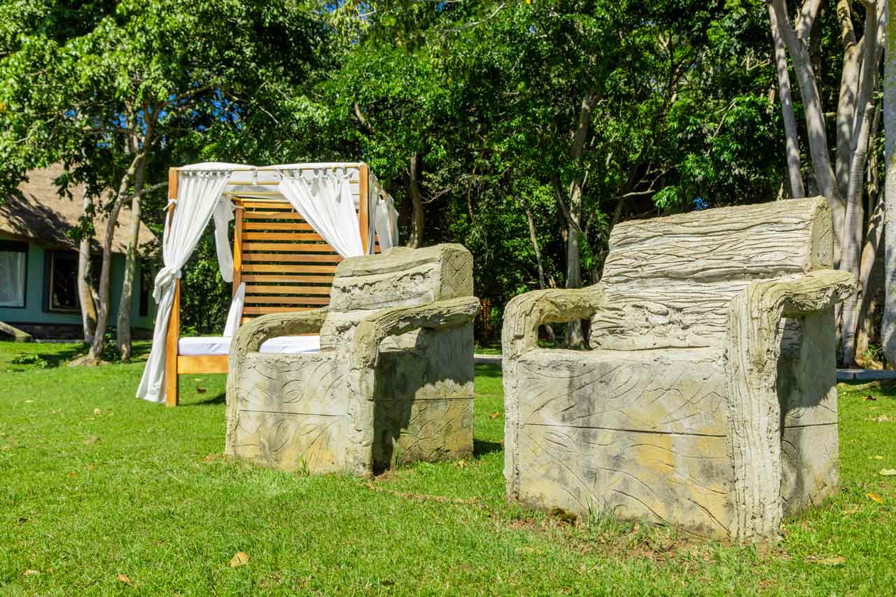 sitting area of the resort